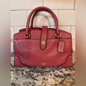 NWOT Coach Leather Mercer handbag Small Retail $295